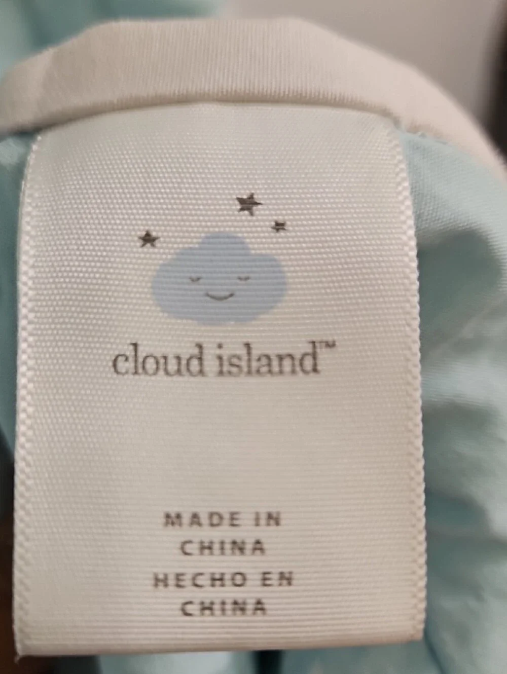 cloud island Mountain Scene Baby Quilt Blanket